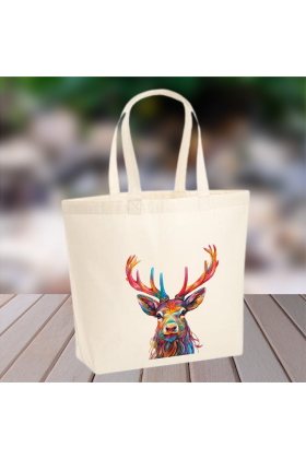 Higland Stag Design Tote Bag by Galloway Crafts